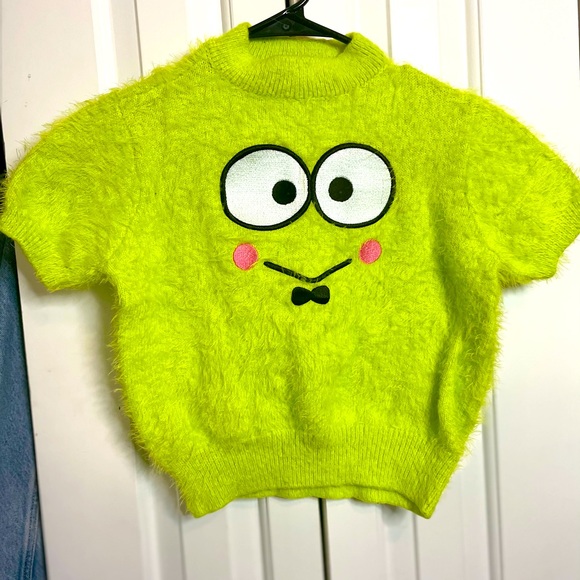 Dolls Kill Tops - Keroppi Dolls Kill Shirt Sanrio special edition